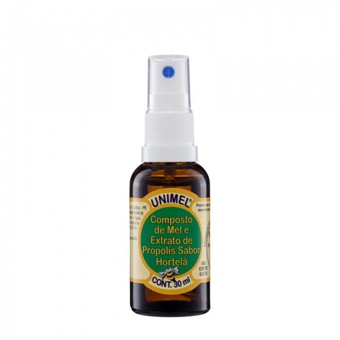 Spray Composto Mel, Própolis sabor Hortelã 30ml