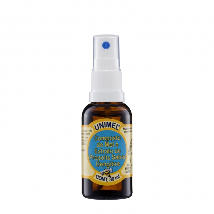 Spray de Própolis, Mel sabor Gengibre 30ml